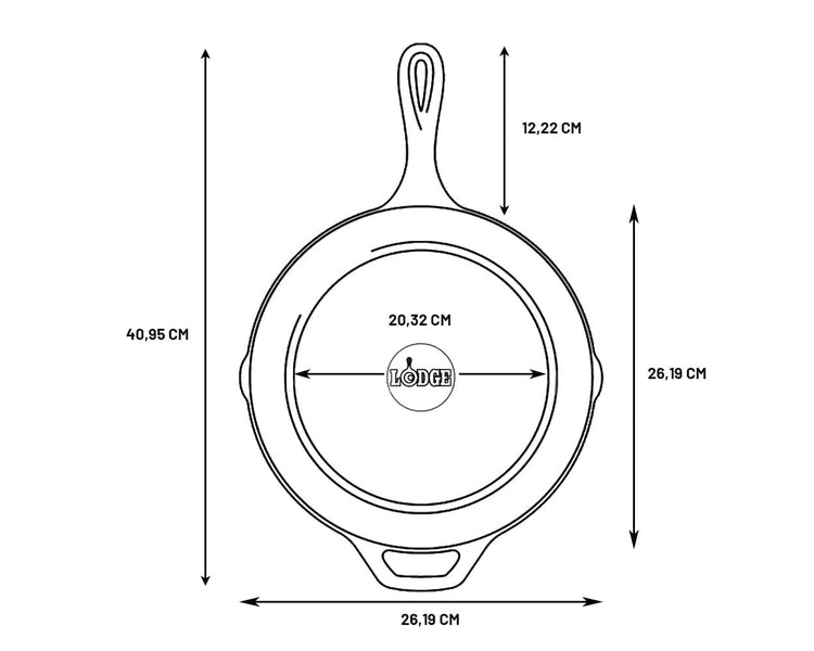 Pre Seasoned Cast Iron Skillet