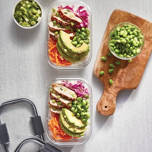 Brilliance BPA Free Airtight Food Storage Containers with Lids (4.7 cup (8-Piece))