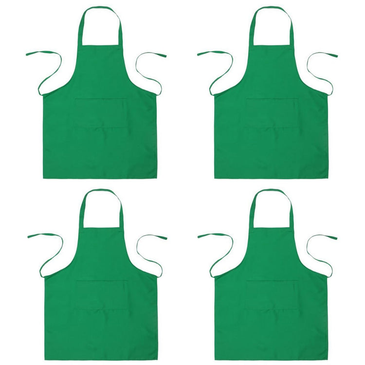 4 Pack Bib Chef Apron (4 Count)
