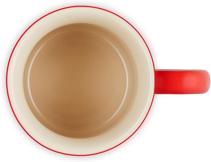 Le Creuset Stoneware Vancouver Mug, 14 oz., Cerise