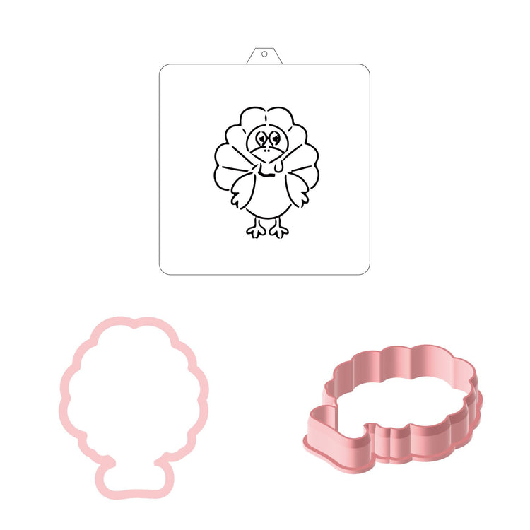 Cookie Cutter and Stencil Bundle Royal Icing Cookies Stencils Paint Your Own Biscuit Bakery Starter Kits Royal Icing Fondant Cutters Birthday Wedding Holiday Cookies Painting Coloring Pages Comb (9 Count)