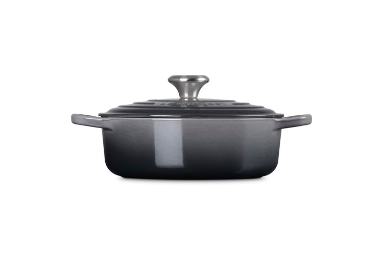 Enameled Cast Iron Round Wide Dutch Oven