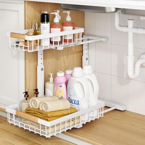 Under Sink Organizer (Small-1-Pack / White)