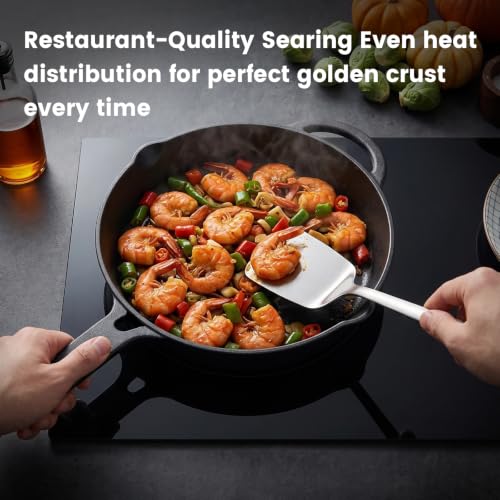 Cast Iron Skillet Set 10 Inch Pre