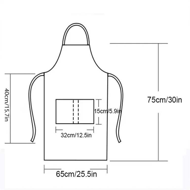 4 Pack Bib Chef Apron