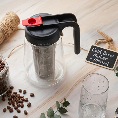 Cold Brew Coffee Maker ((Black 32oz))