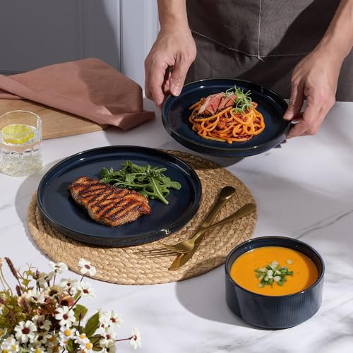 24 Piece Stoneware Dinnerware Sets