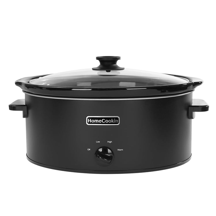 7 Quart Slow Cooker Oval Manual Pot Food Warmer with 3 Cooking Settings