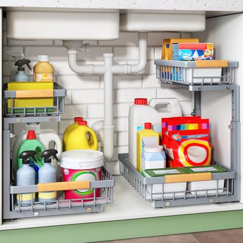 Under Sink Organizer (Grey / 1 Pack)