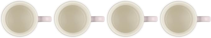 Le Creuset Stoneware Set of 4 Mugs, 14 oz. each, Shallot