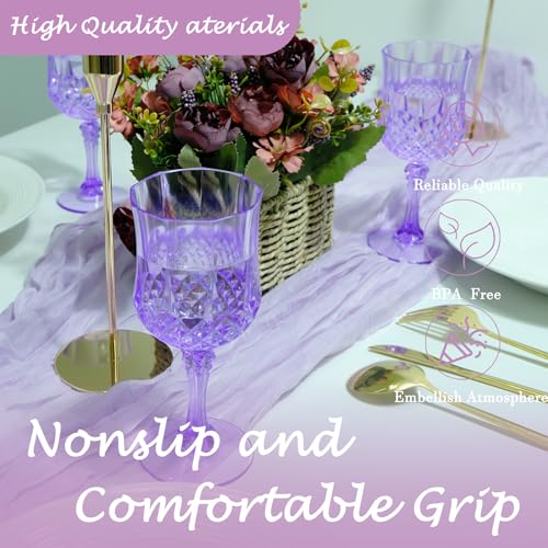 24Pack Plastic Wine Glasses (24 Count)