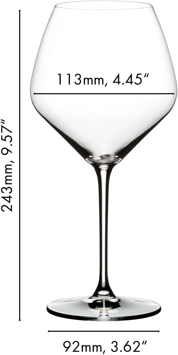 Riedel Extreme Pinot Noir Glass, Set of 2, Clear