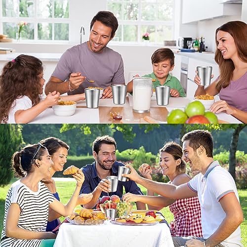 Metal Drinking Cups (classic straight / 10oz,12pcs)