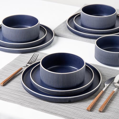 Stoneware Dinnerware Sets for 8 (24 Count)