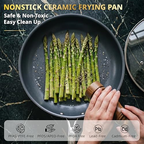 11 Piece Stainless Steel Pots and Pans Set Non Stick