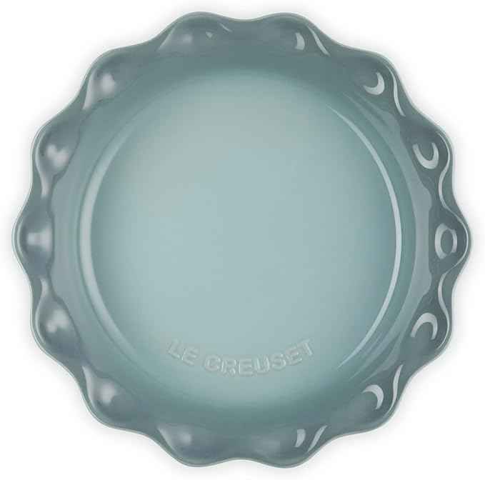 Le Creuset Stoneware Pie Dish, 9", Sea Salt