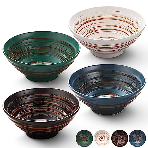 Ramen Bowl Set (Multicolor - Set of 4)