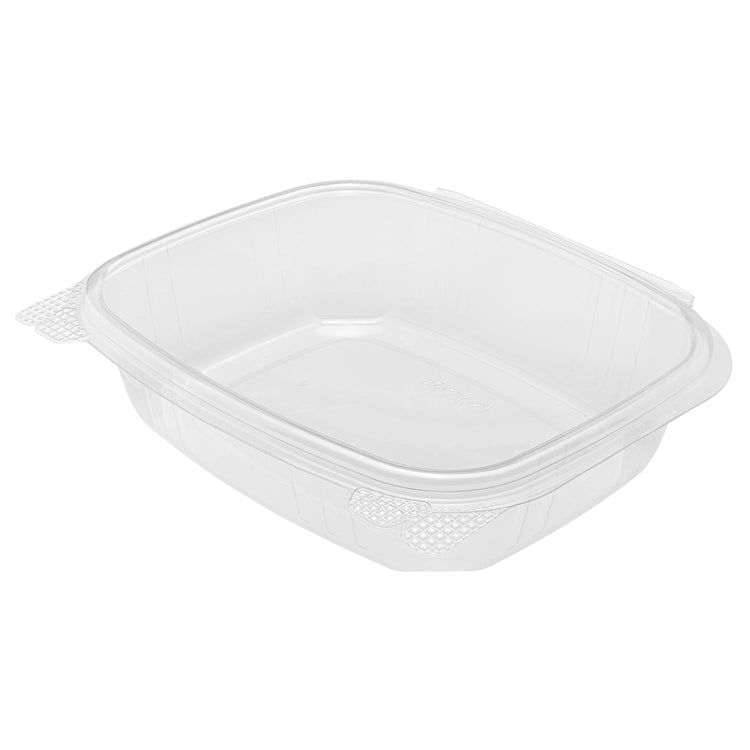 24oz 200 ct PET Clamshell Square Deli Containers (200 Count)