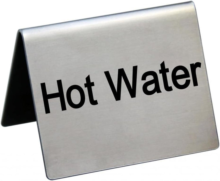 Stainless Steel Table Tent Sign (6 Count)