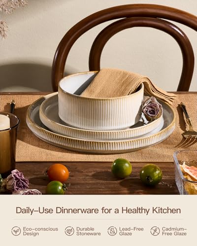 Ceramic Dinnerware Sets for 4 (8 Count)