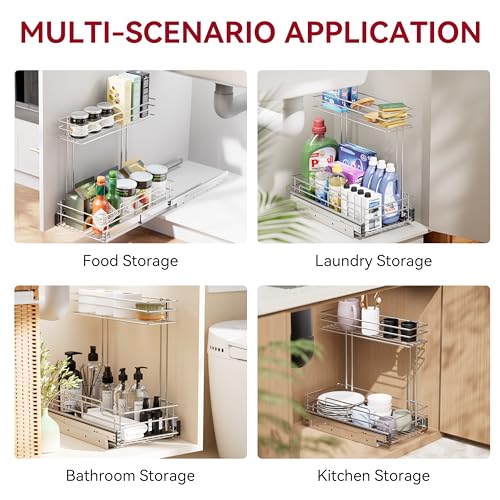 Under Sink Organizer 9" W X17 D (9"W X17"D)