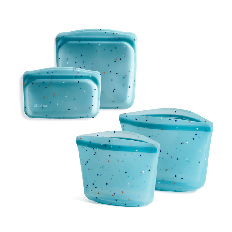 Silicone Reusable Food Storage Bags (4 Count)