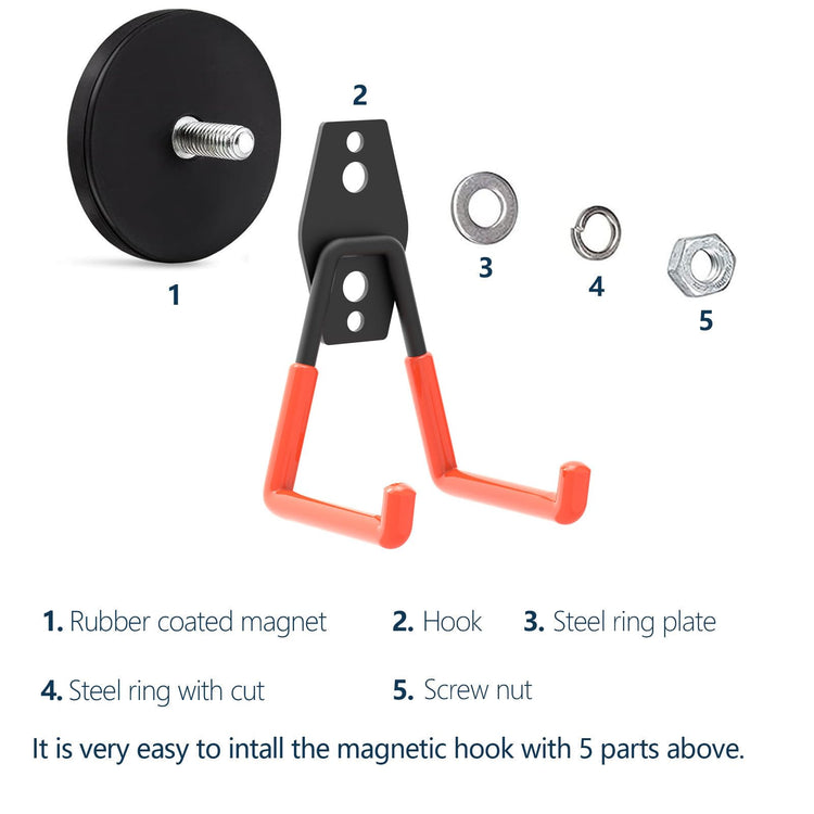 Magnetic Garage Hook (2 Count)