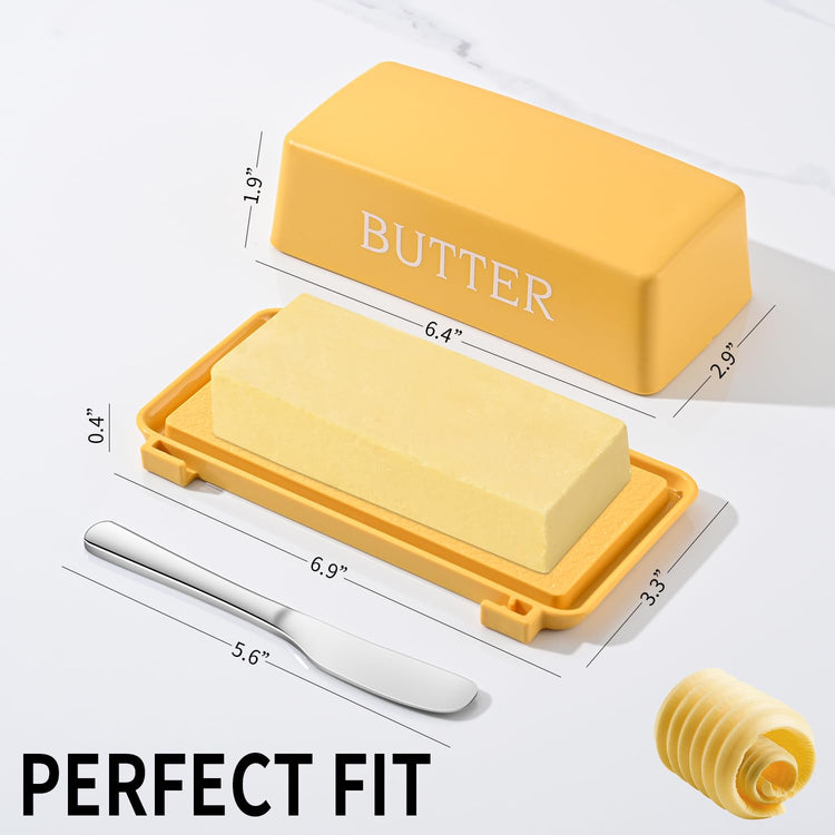 Butter Tray With Cover And Knife