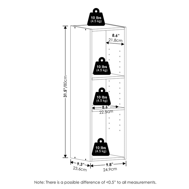Reed 3 Tier Closet Organizers and Storage