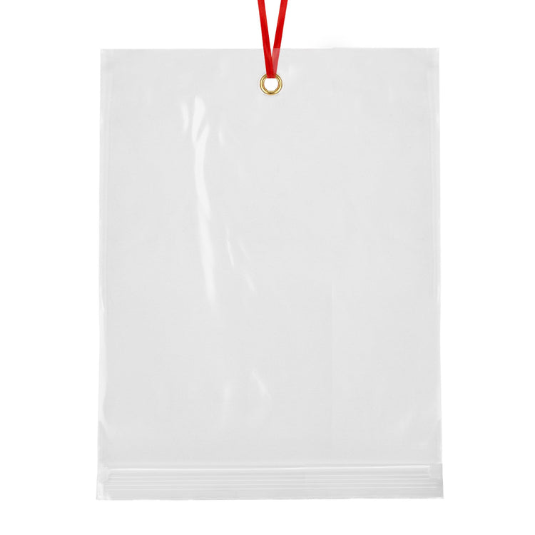GPI 10" x 13" Reclosable Zip Bags with Bottom Hang (100 Count)