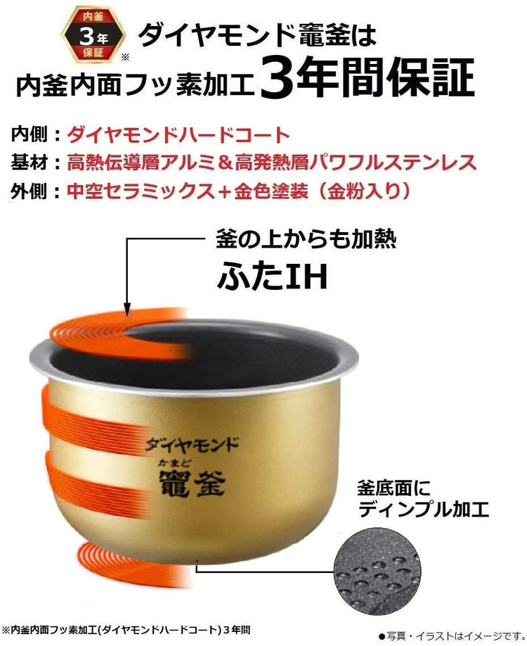 Variable Pressure IH Jar Rice Cooker"W ODORIDAKI" SR