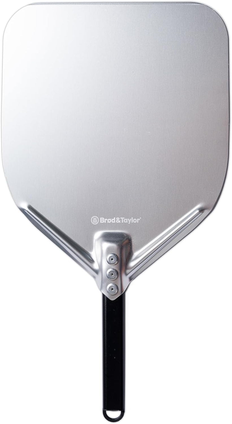 Brod & Taylor Bread Peel for Transferring Bread, Pizza or Flatbreads (11.75" x 12" Surface) – Thin Edge, Lightweight, and Reduces Sticking