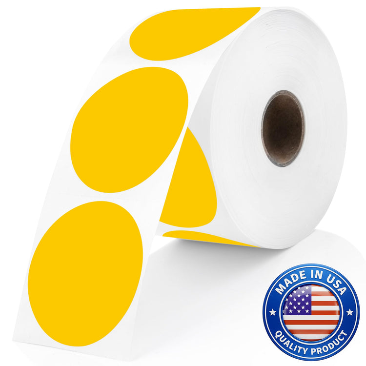 Yellow Thermal Labels (735 Count)