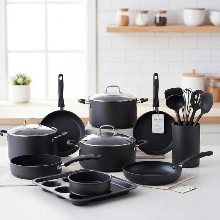20 Piece Nonstick Cookware Set