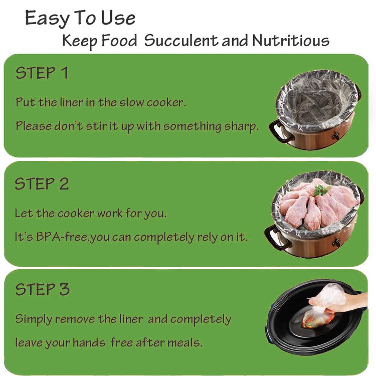30×Slow Cooker Liners and Cooking Bags