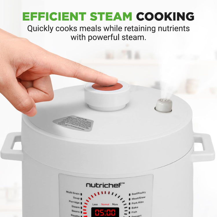 Electric Pressure Cooker 6 Quart Capacity