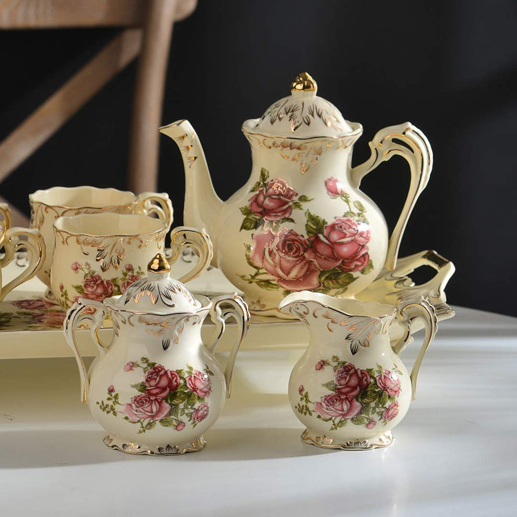 Ceramic Sugar and Creamer Set