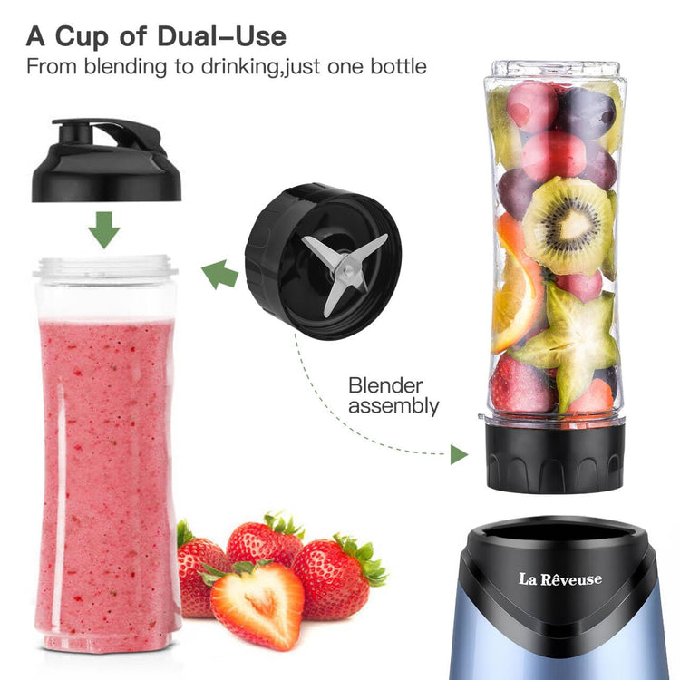 Smoothies Blender Personal Size 300 Watts with 18 oz BPA