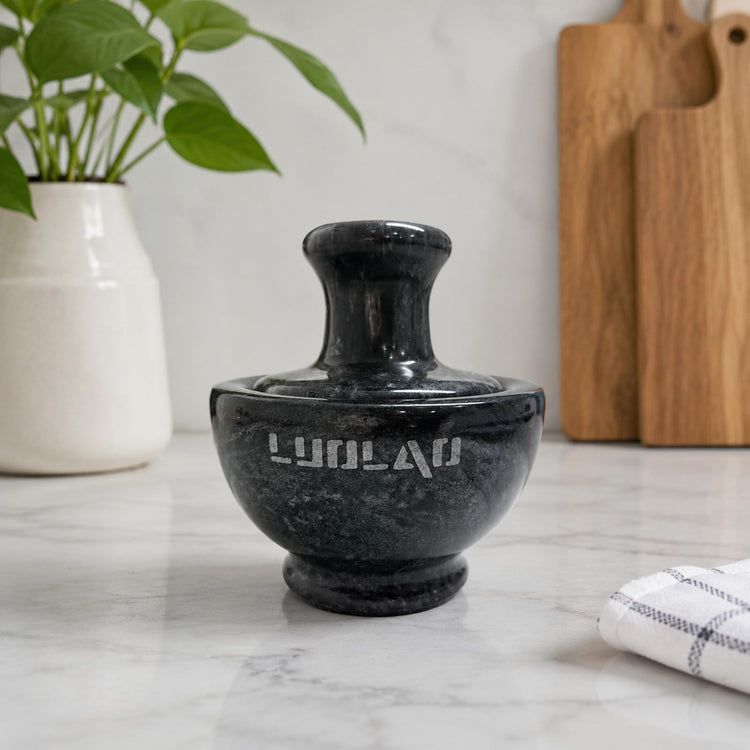 Marble Mortar and Pestle Set