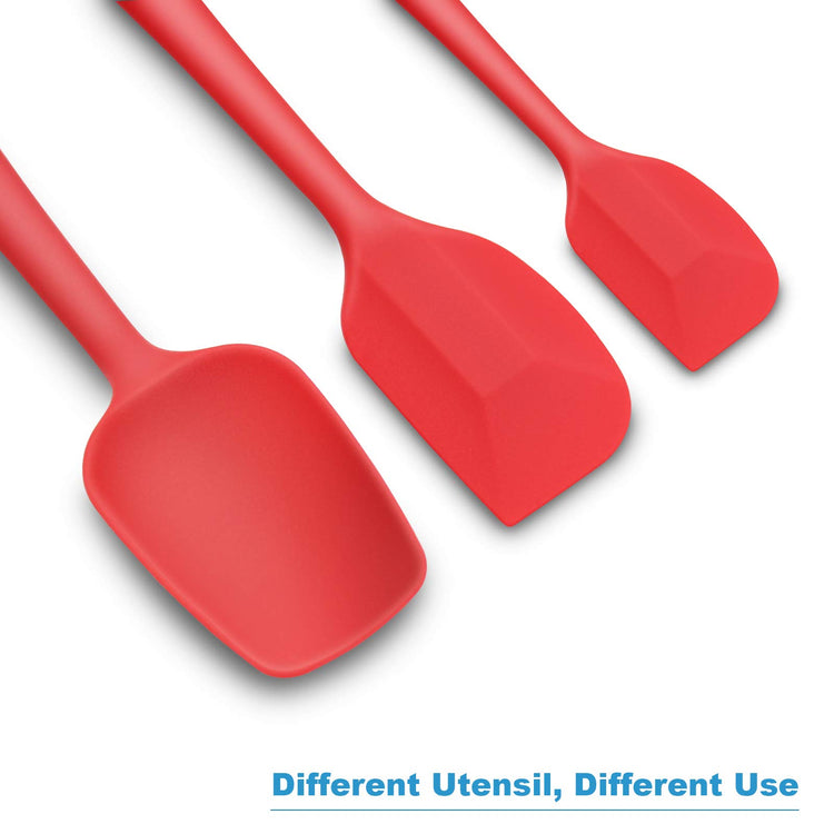 3 Piece Silicone Spatula Set