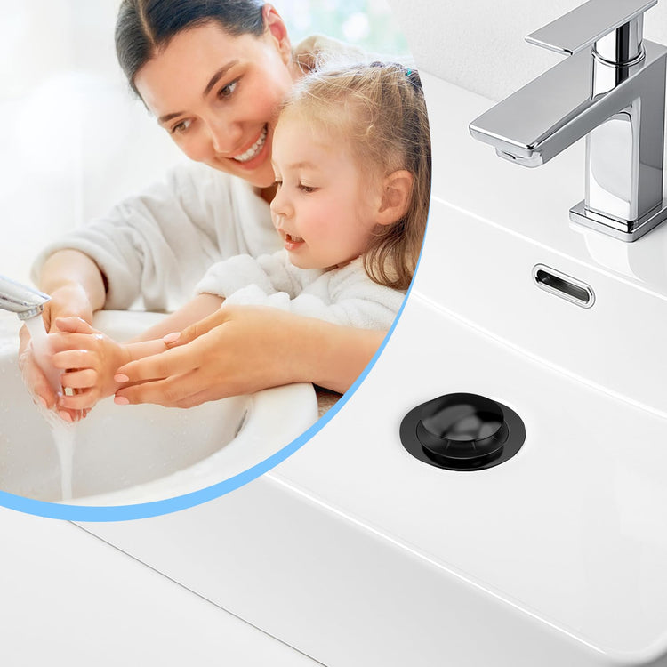 Universal 3 in 1 Bathroom Sink Drain Strainer