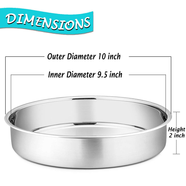 9.5 Inch Round Cake Pan Set of 3 (3 Count)