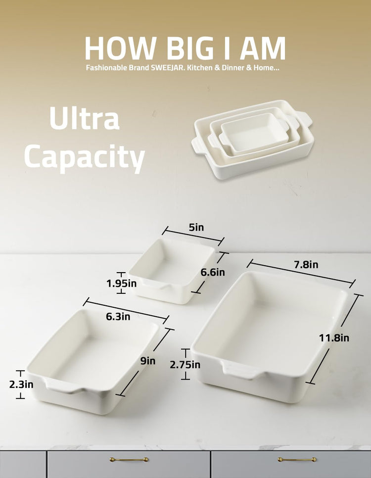 Sweejar Ceramic Bakeware Set