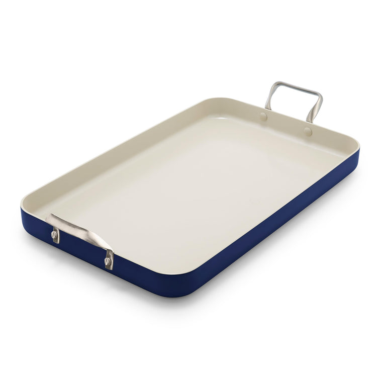 18" x 11" Double Burner Griddle Pan