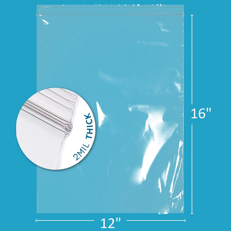 GPI 12" x 16" Zip Bags (100 Count)
