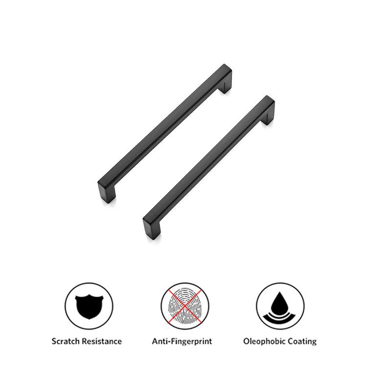 Matte Black Cabinet Handles Solid Cabinet Pulls (30 Count)
