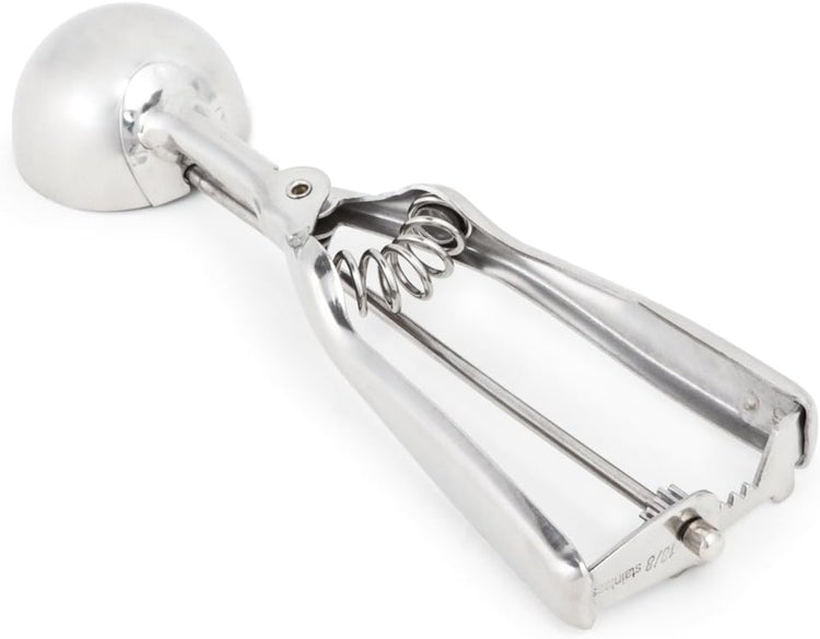Fox Run Ice Cream/Cookie Dough Scoop, 1-7/8-Inch, Metallic