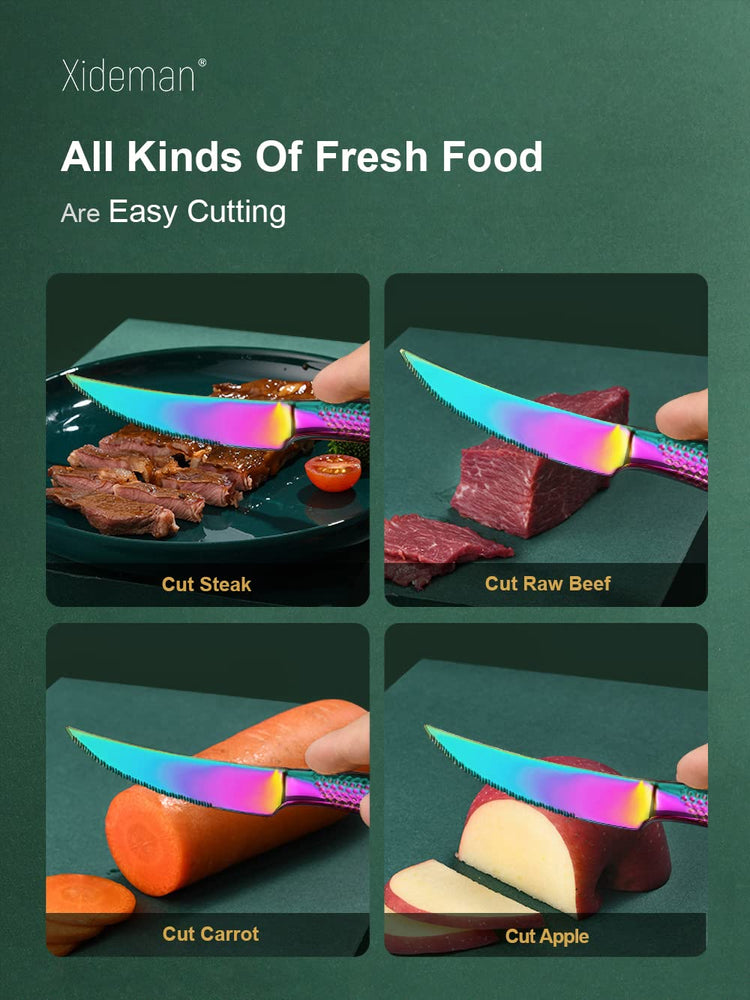 16 Pc Modern Rainbow Hammered 18 (4 Count)