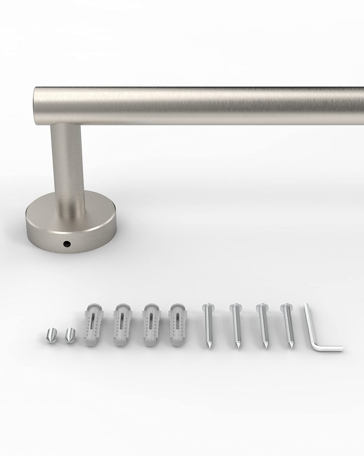 12 Inches Brushed Towel Bar for Bathroom Kitchen Hand Towel Holder Dish Cloths Hanger SUS304 Stainless Steel RUSTPROOF Wall Mount