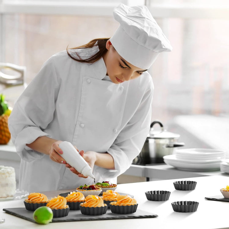 16 Pcs Mini Tart Pans for Baking